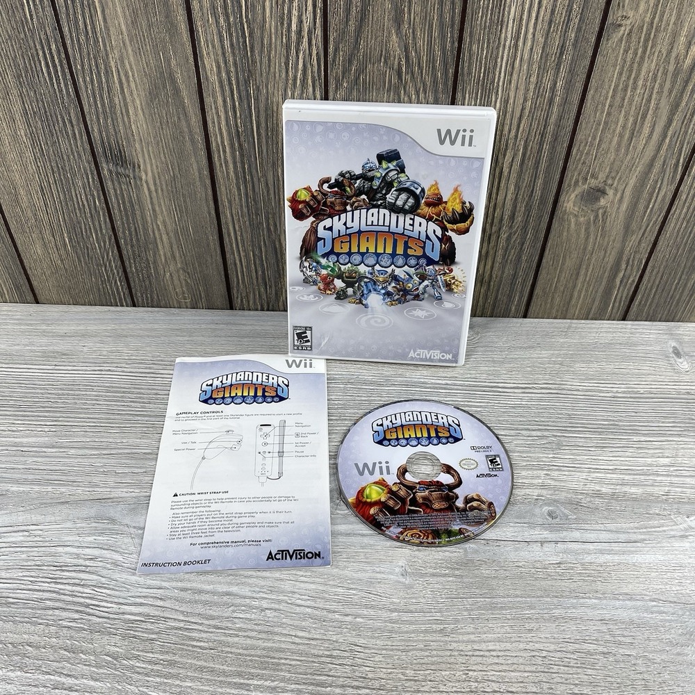 Skylanders Giants (Nintendo Wii, 2012) Tested Working